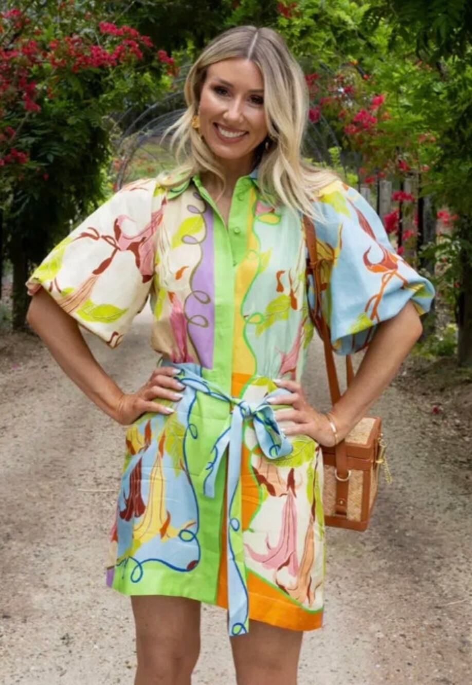 Alemais Rafaela Long-Sleeve Linen Mini Dress size US 0